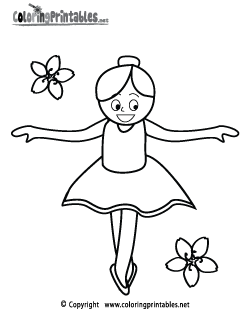 Ballet Girl Coloring Page