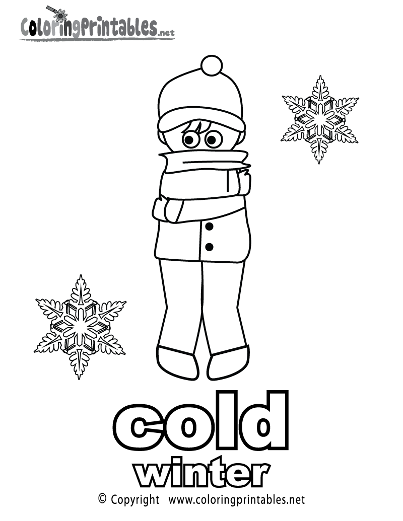 Adjectives Coloring Page A Free English Coloring Printable